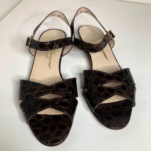 Salvatore Ferragamo Boutique Brown Tortoise Sandal